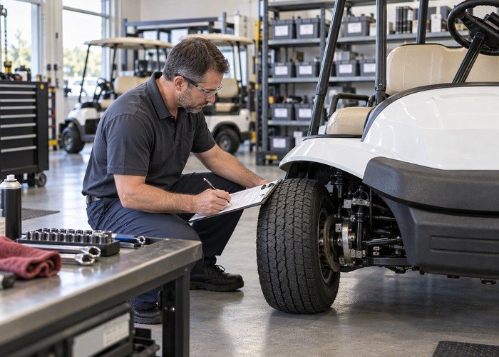 electric golf cart total cost of ownership in a commercial operating context