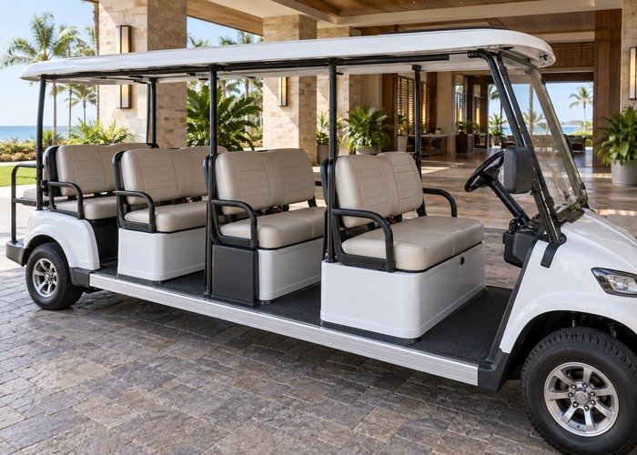 Operational follow-through for electric golf cart seating capacity