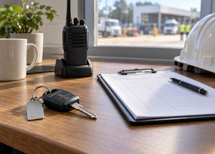 Returned keys, blank exception clipboard and dispatch radio