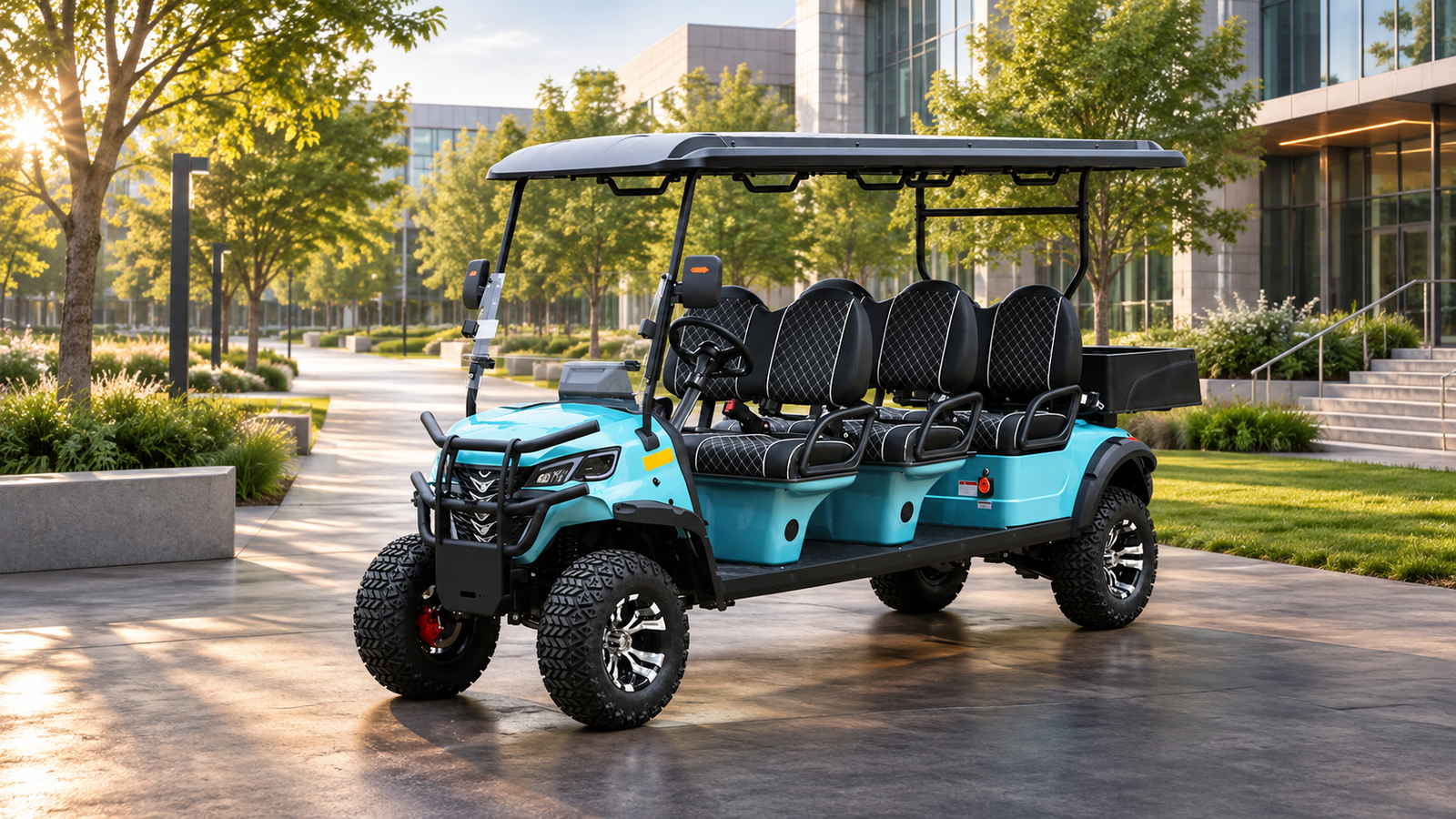 Golf cart fleet for campuses and communities