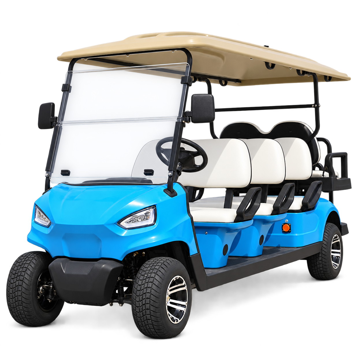 MOVIVEX B Series golf cart with transparent background